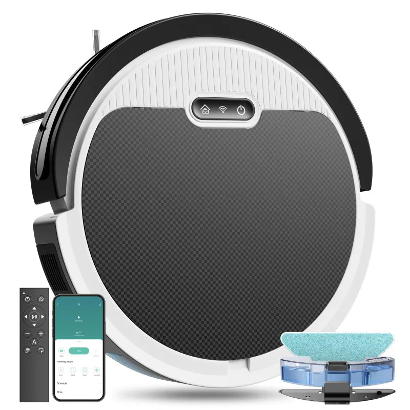 3-in-1 Robot Vacuum and Mop Combo with 5000Pa Powerful Suction