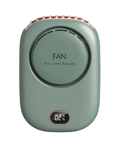 Portable USB Rechargeable Neck Fan – Hands-Free Cooling