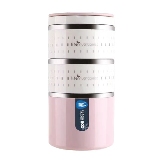 NipponNest – 3-Layer Mini Stainless Steel Lunch Box