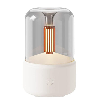 MistFlicker - Candlelight Humidifier for Relaxing Aromatherapy and Comfort