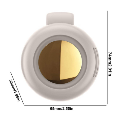 Bladeless Mini Clip Fan – USB Rechargeable Quiet Cooling