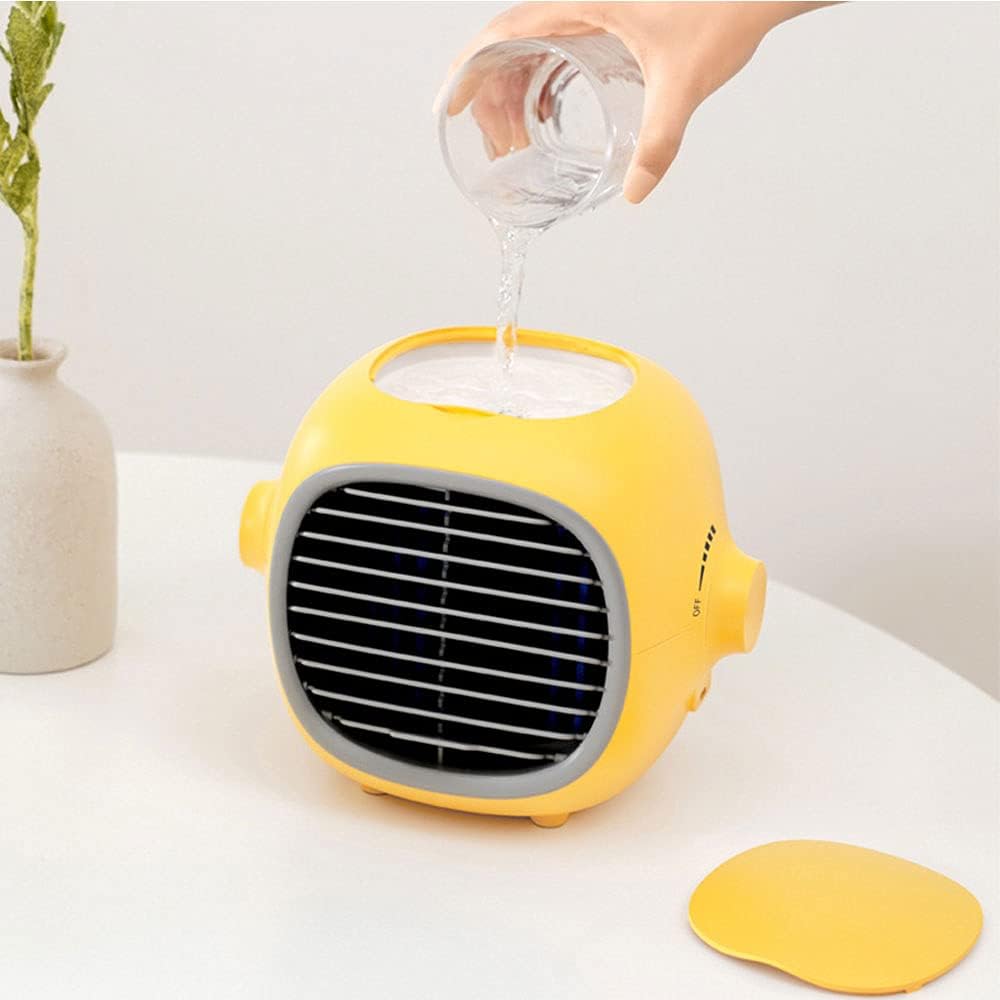 Lemon Portable Mini Air Cooler Humidifier Fan Combo