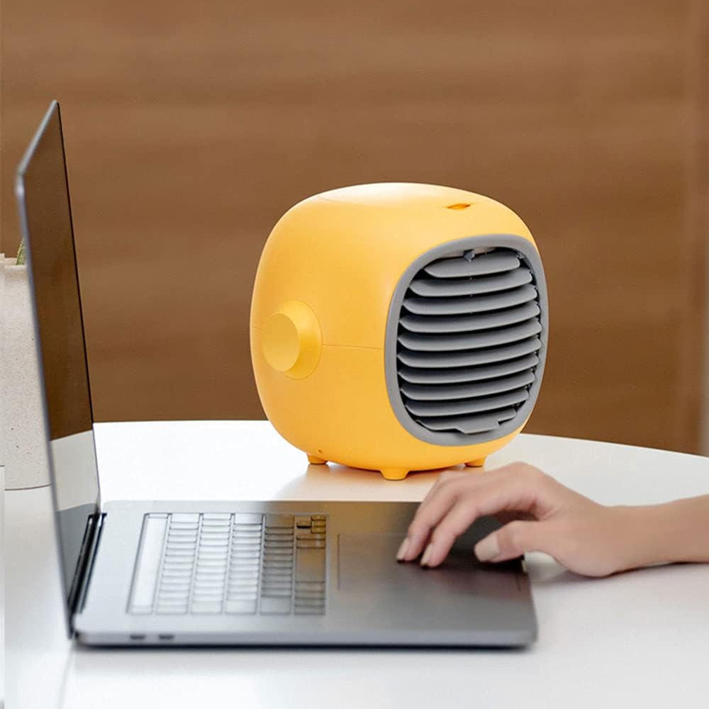 Lemon Portable Mini Air Cooler Humidifier Fan Combo