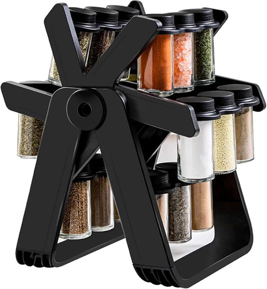 SpiceWhirl – Rotating Ferris Wheel Seasoning Rack Organizer