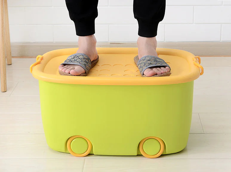 TidyTots - Plastic Toy Storage Organizer Bin for Kids' Room