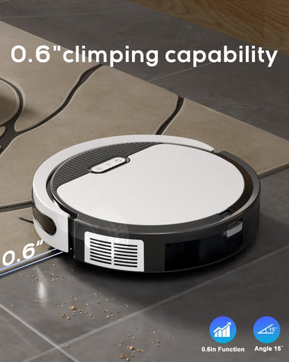 3-in-1 Robot Vacuum and Mop Combo with 5000Pa Powerful Suction