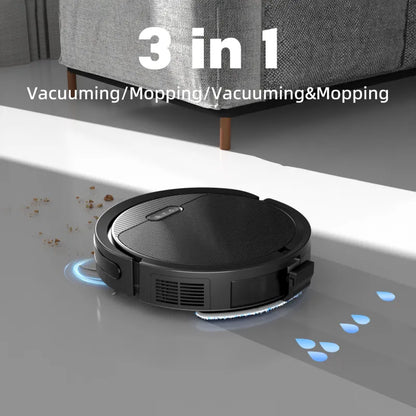 3-in-1 Robot Vacuum and Mop Combo with 5000Pa Powerful Suction