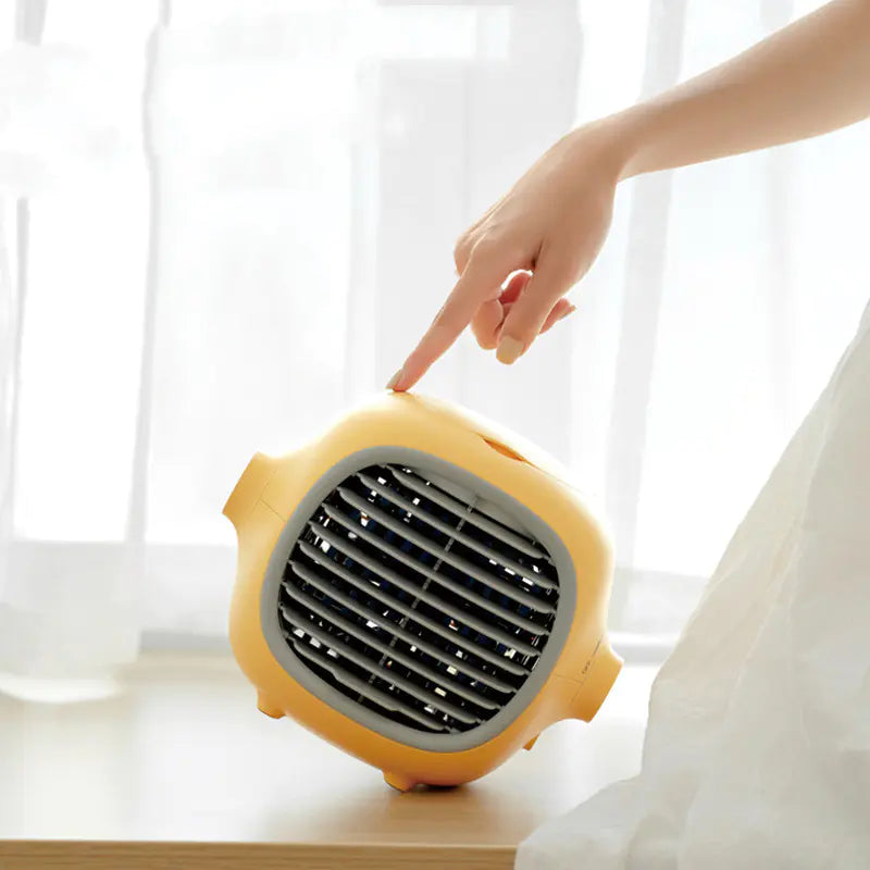 Lemon Portable Mini Air Cooler Humidifier Fan Combo
