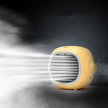 Lemon Portable Mini Air Cooler Humidifier Fan Combo