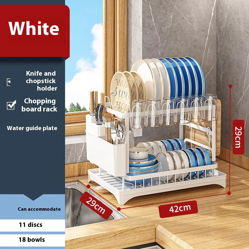 NeatNest - Compact Dish Drying Rack for Organized Kitchen Spaces