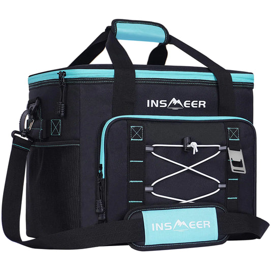 60-Can Soft Insulated Cooler – Collapsible Leakproof Travel Bag