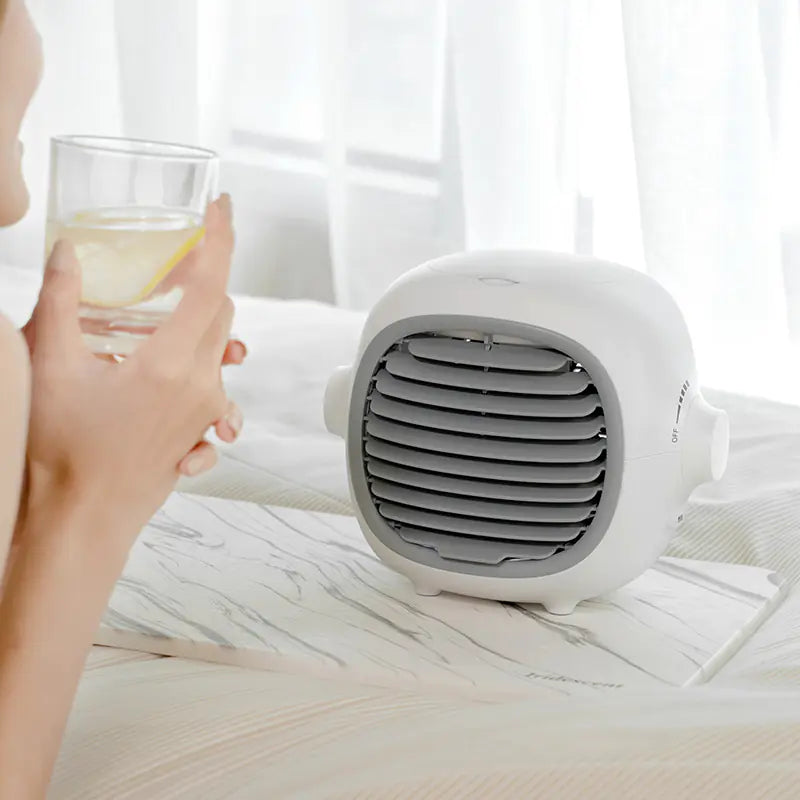 Lemon Portable Mini Air Cooler Humidifier Fan Combo