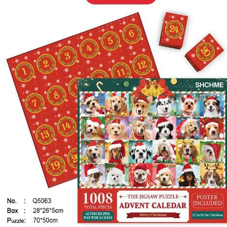 24-Box Christmas Advent Puzzle