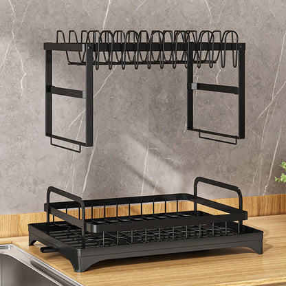 NeatNest - Compact Dish Drying Rack for Organized Kitchen Spaces