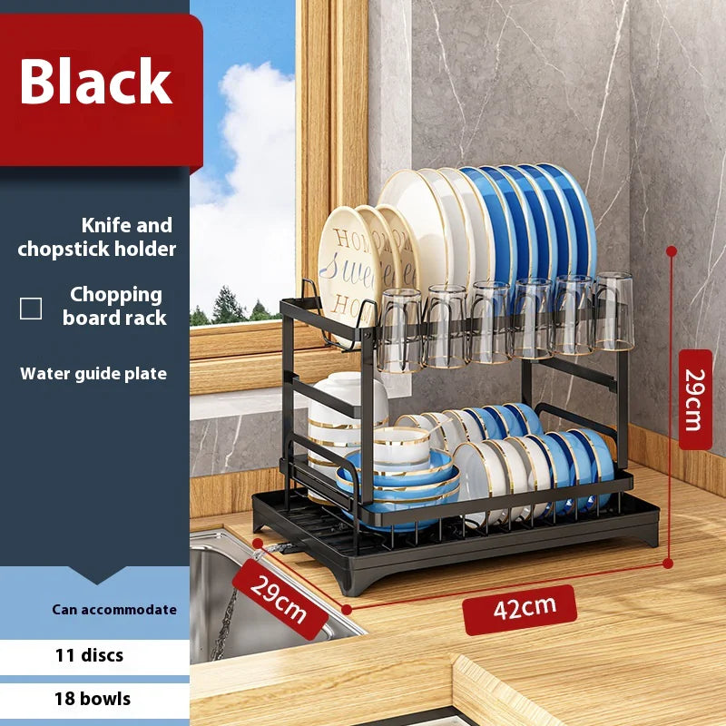 NeatNest - Compact Dish Drying Rack for Organized Kitchen Spaces