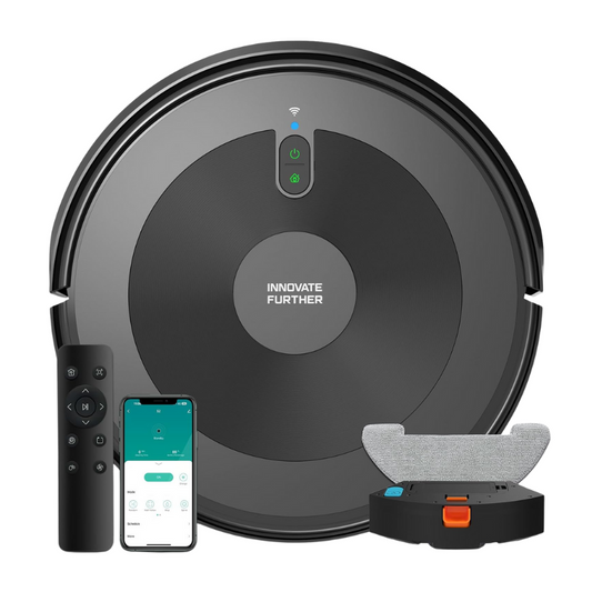 2500Pa Robot Vacuum Mop, Alexa App Control, Tangle-Free Design