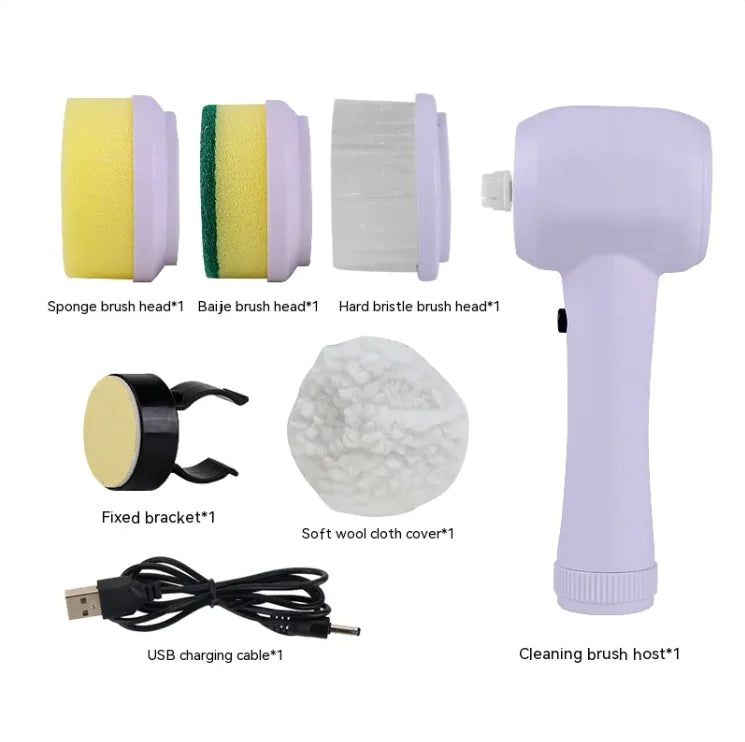 PowerScrub - Cordless 4-in-1 Electric Handheld Scrubber Brush