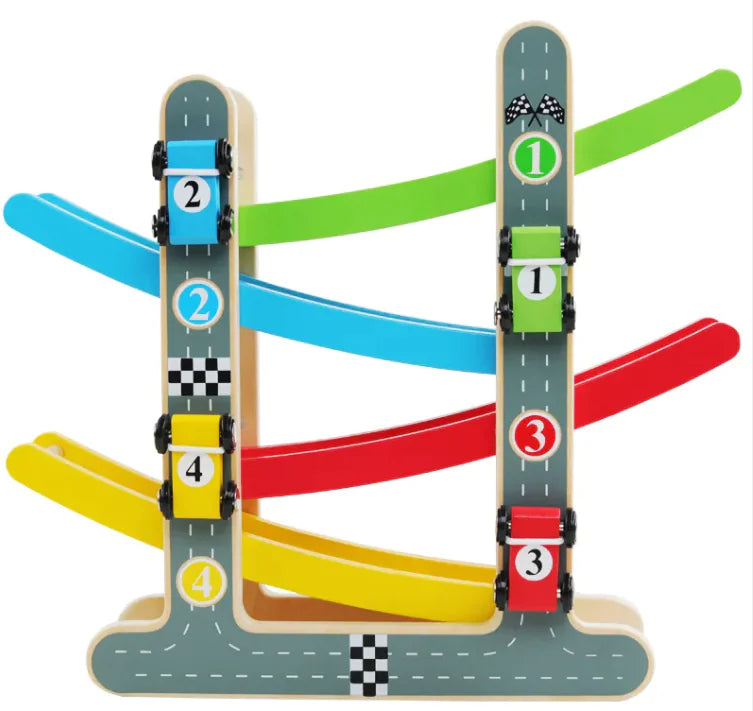 Four-Layer Track Pulley Toy