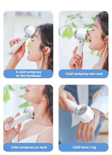 2000mAh Portable Mini Fan with Semiconductor Cooling