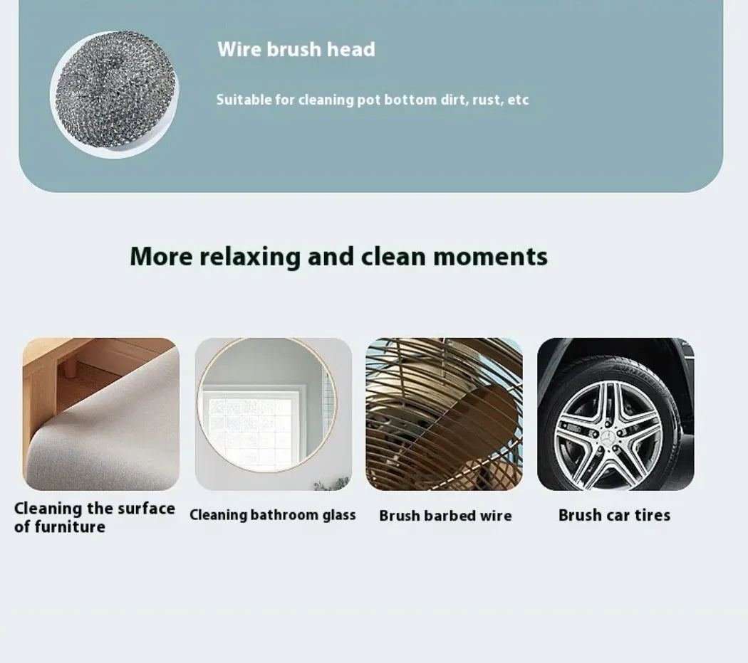 ScrubEase – Electric Kitchen Brush for Effortless Cleaning