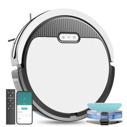 3-in-1 Robot Vacuum and Mop Combo with 5000Pa Powerful Suction