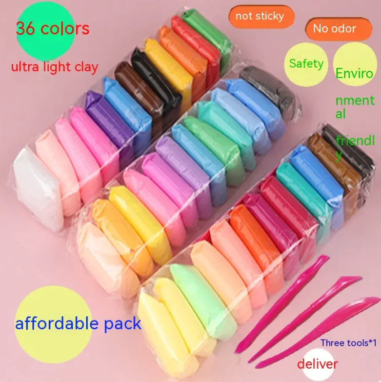 Air Dry Clay Set 12-36 Colors