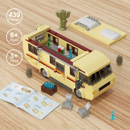 Cooking Lab RV Car Building Blocks Set