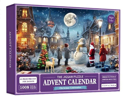 24-Box Christmas Advent Puzzle