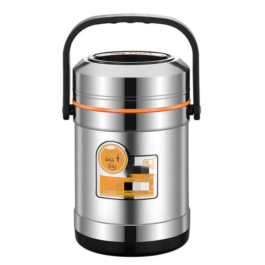 ThermoTote - Stainless Steel Insulated Food Container with Vacuum Seal