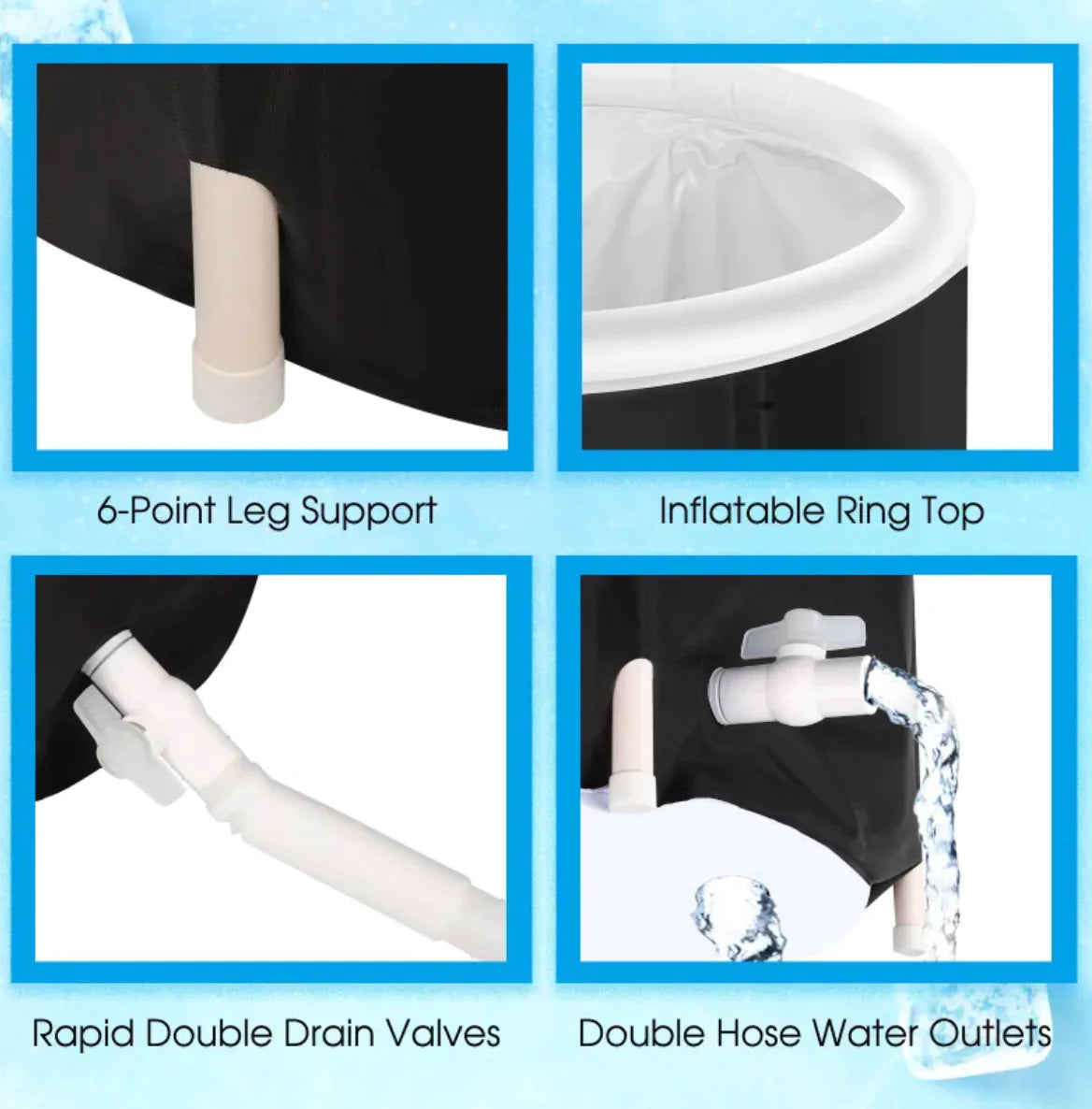 Inflatable Ice Bath Tub – Portable Insulated Recovery Solution