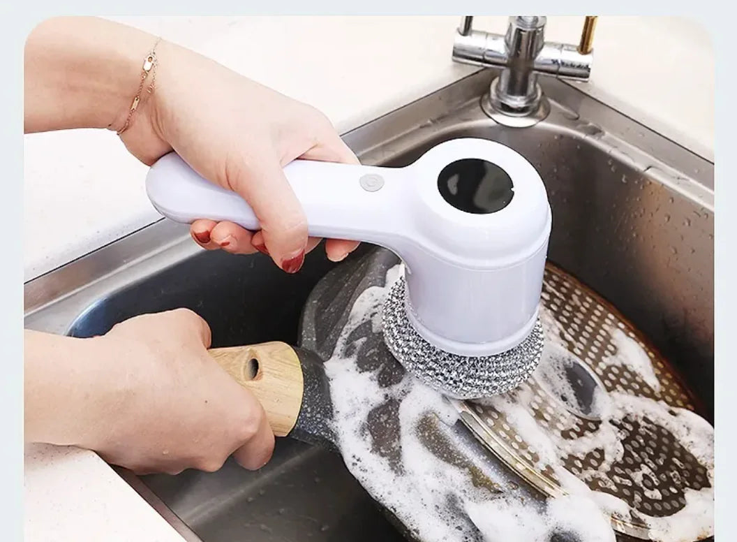 ScrubEase – Electric Kitchen Brush for Effortless Cleaning
